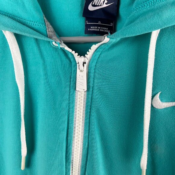 Nike Turquoise Full Zip Hoodie - Picture 8 of 13